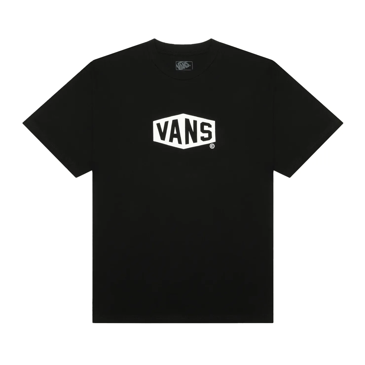Camiseta masculina Vans preta vista frontal